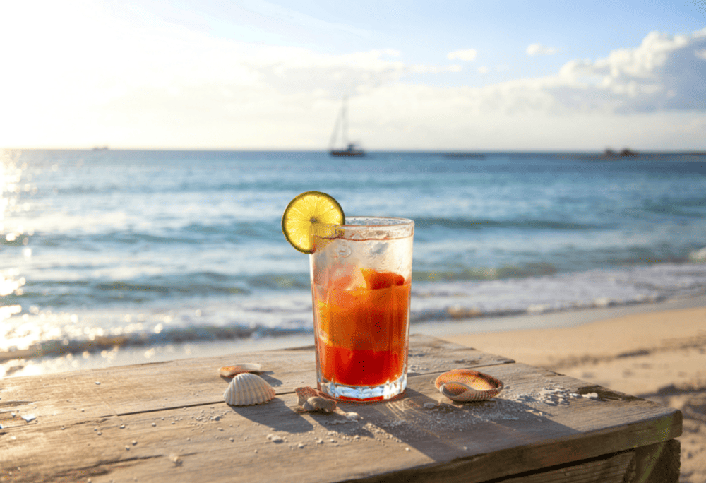 Cocktails made with fresh fruits and local ingredients offer a refreshing burst of flavor, perfect for relaxing by the beach (Source: Canva)